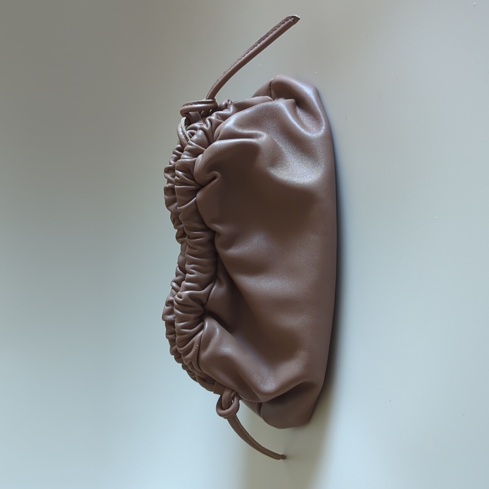 Mansur Gavriel Mini Cloud Clutch in Mauve Taupe